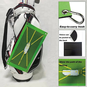 Portable Golf Swing Training Mat - Master Your Swing Anywhere - Big Fred Golf