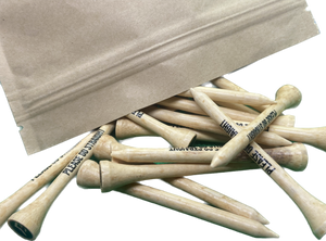 Big Fred's Sustainable Bamboo Golf Tees - Pack of 100 - Big Fred Golf