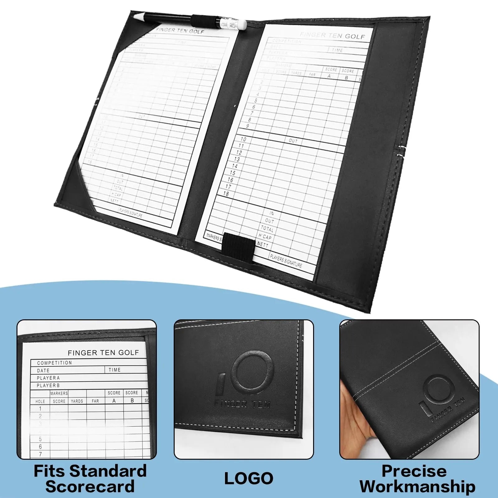 Golf Scorecard Holder and Yardage Book Cover - Big Fred Golf