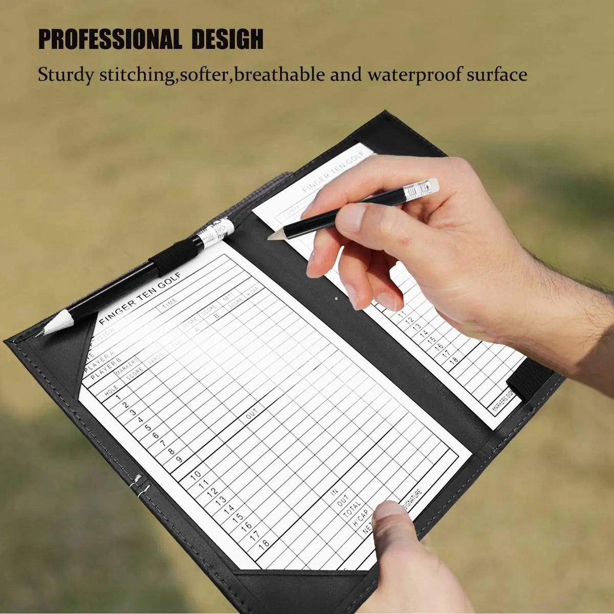 Golf Scorecard Holder and Yardage Book Cover - Big Fred Golf