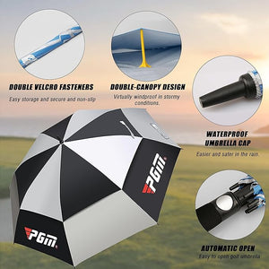 PGM Golf Umbrella – Lightweight, Windproof, and UV-Protective