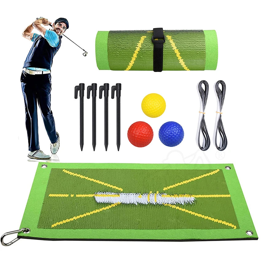Portable Golf Swing Training Mat - Master Your Swing Anywhere - Big Fred Golf