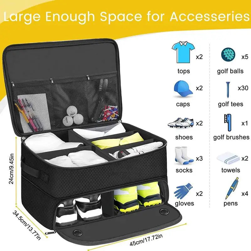 TeeStash Portable Golf Organizer - Big Fred Golf