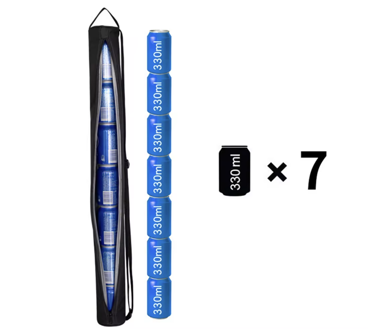 7-Can Drink Cooler Bag with Shoulder Strap - Big Fred Golf