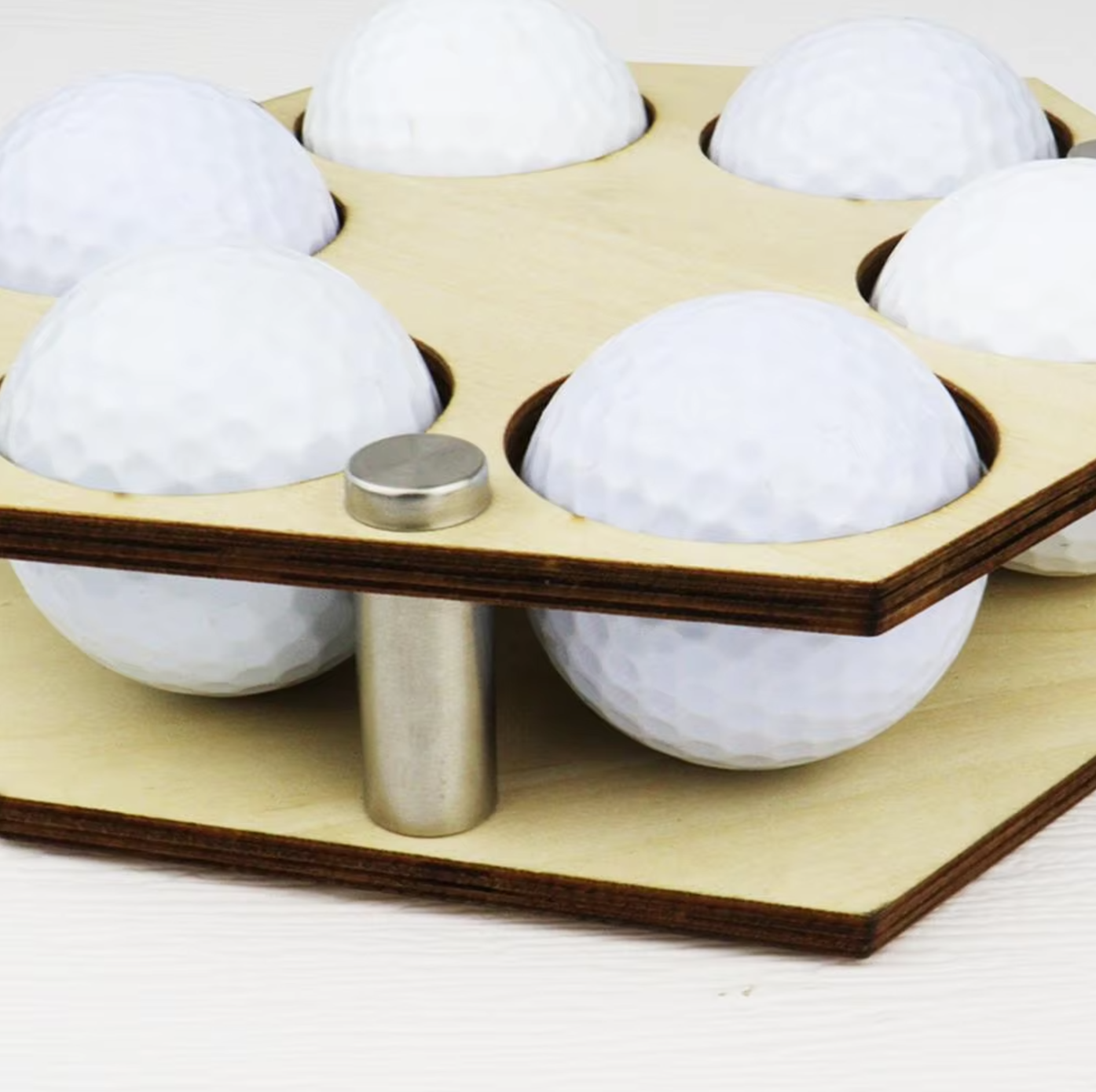 Honeycomb Golf Ball Display Holder – Stylish & Modular Storage for Your Collection