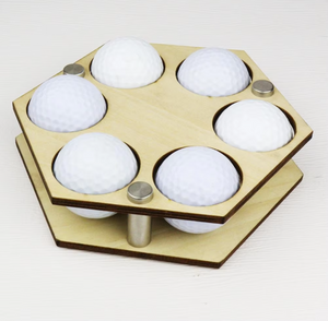 Honeycomb Golf Ball Display Holder – Stylish & Modular Storage for Your Collection